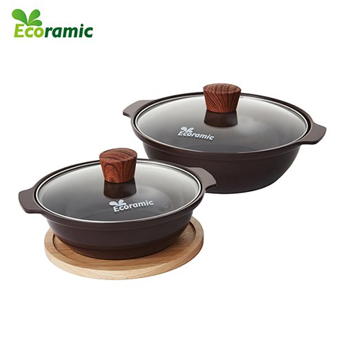 [Ecoramic] Ceramic IH Hot Pot Set 3pcs