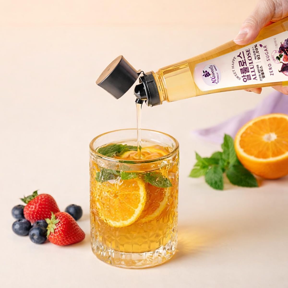 NXsweets Allulose Syrup ,  Zero Sugar Sweetener, Keto & Low Glycemic