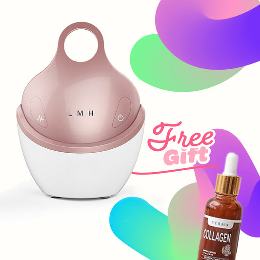 [BANU] Special Skincare Set - RF EMS LED Facial Massager + YERMA Ampoule Serum Collagen