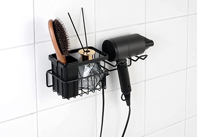 Hair Dryer Caddy Brush Comb Holder 